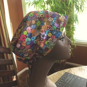 Multicolored unique design large cap